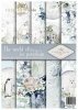 Papiery do scrapbookingu w zestawach - Kraina lodowej porcelany * Set of scrapbooking papers - The land of ice porcelain